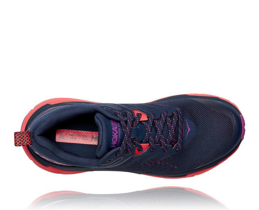 Trail Shoes Womens - Hoka One One Challenger ATR 6 - Navy - DLQUYOB-74